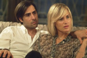 THE OVERNIGHT - 2015 FILM STILL - Pictured: Jason Schwartzman and Judith GodrËche - Photo Credit: The Orchard